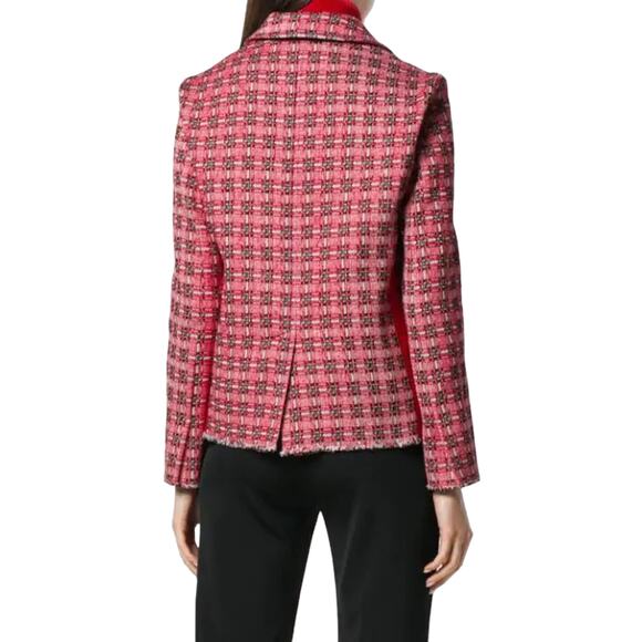 MARNI Plaid Jacket in Red IT38 - Picture 4 of 13